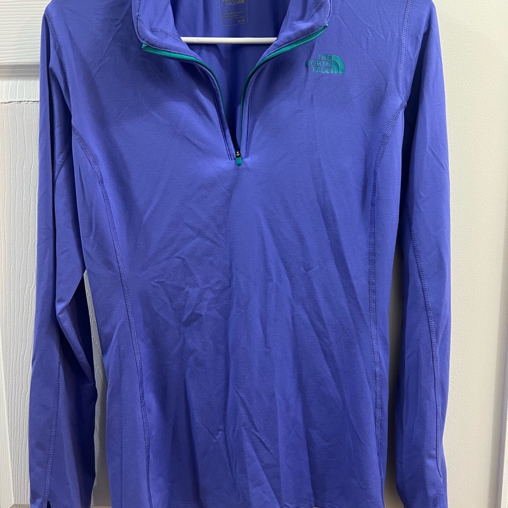 The North Face Purple Quarter-Zip Pullover